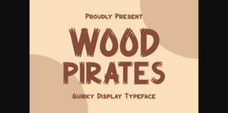 Wood Pirates Font Poster 1