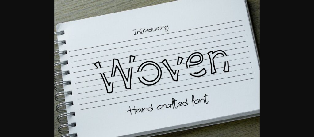 Woven Font Poster 3