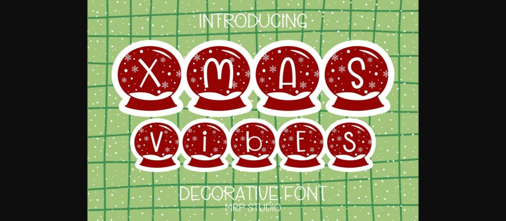 Xmas Vibes Font Poster 3