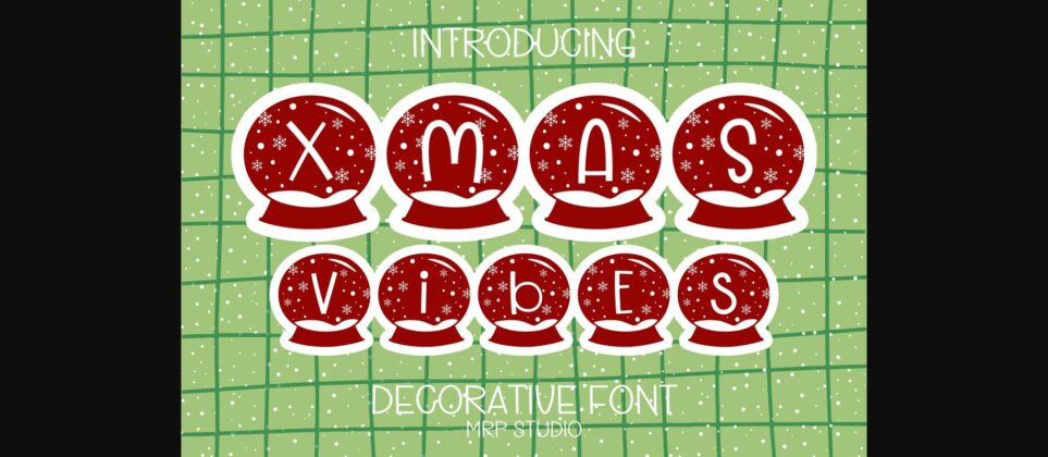 Xmas Vibes Font Poster 3