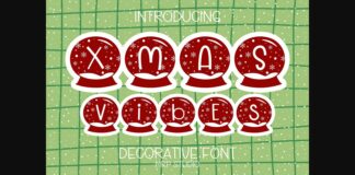 Xmas Vibes Font Poster 1