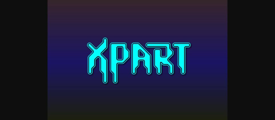 Xpart Font Poster 3