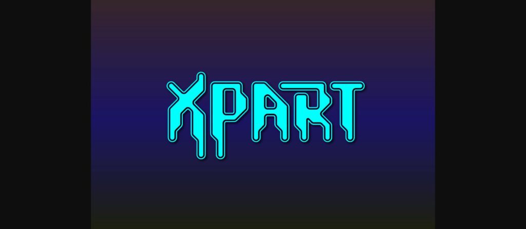 Xpart Font Poster 1