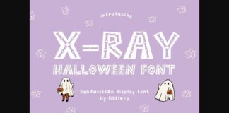 X-ray Font Poster 1