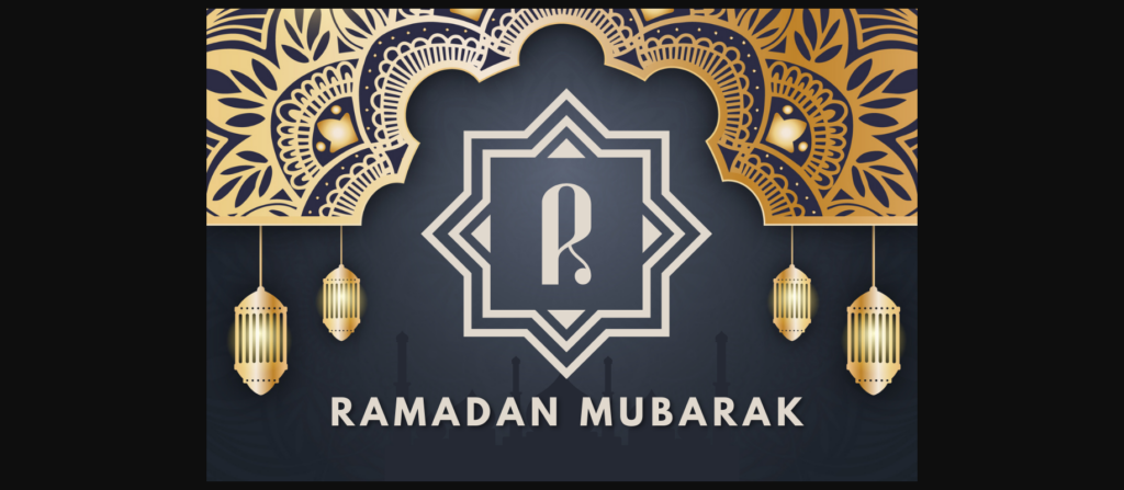 Yasmin Ramadan Monogram Font Poster 6