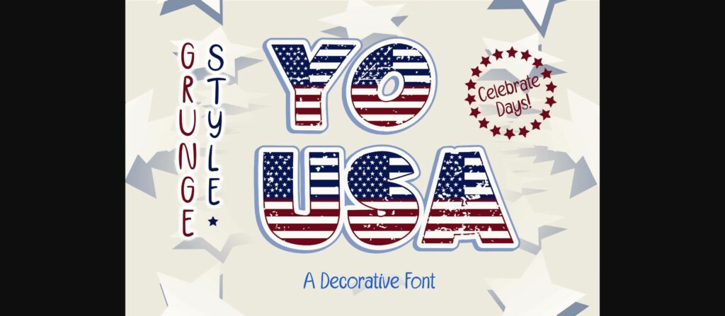 Yo Usa Font Poster 1