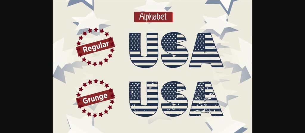 Yo Usa Font Poster 5