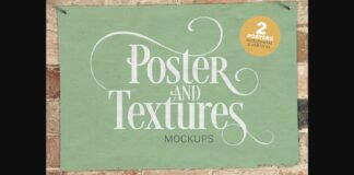 2 Poster & Textures Mockups Poster 1