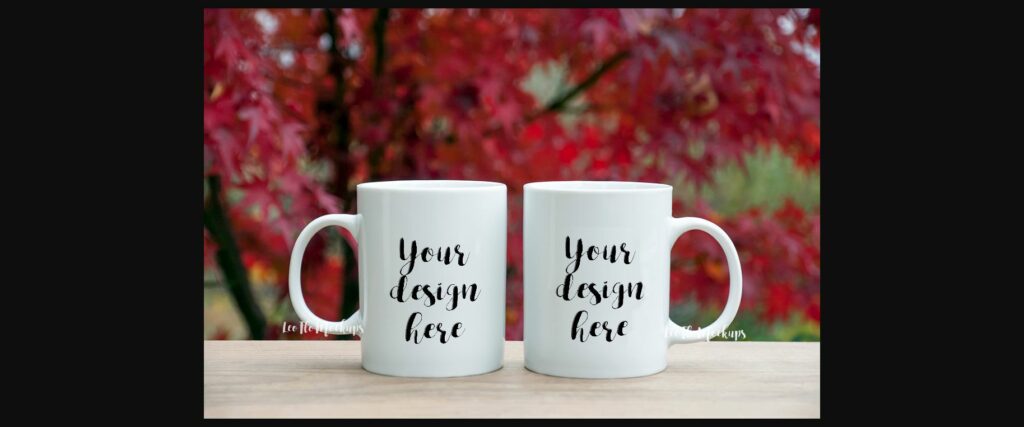 2 Coffee Mug Mock Ups Poster 1