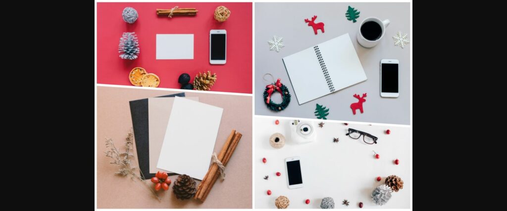 20 Holiday Flat Lay Items Poster 8