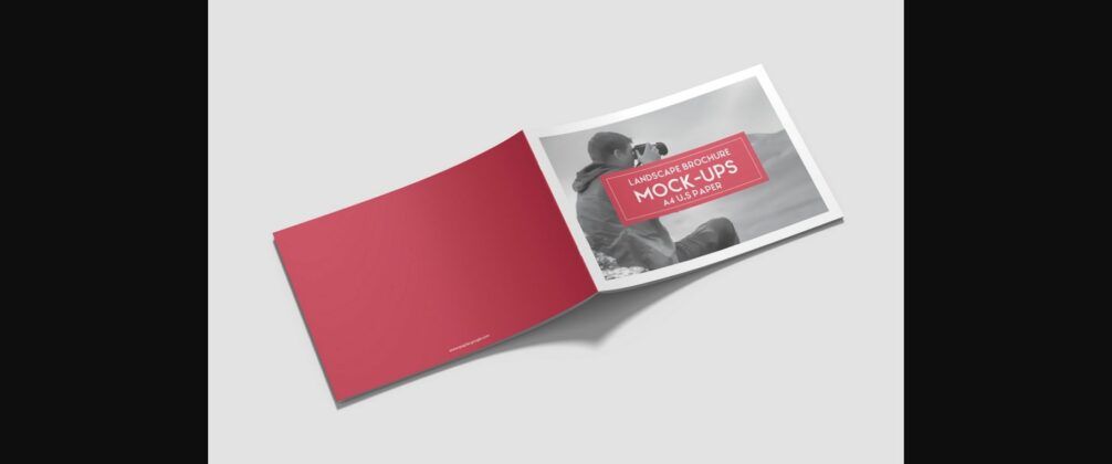 A4 Landscape Brochure Mockup Poster 9