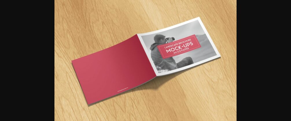 A4 Landscape Brochure Mockup Poster 10