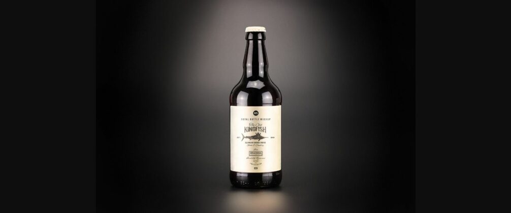 Artisan Beer Bottle Mockup Poster 1