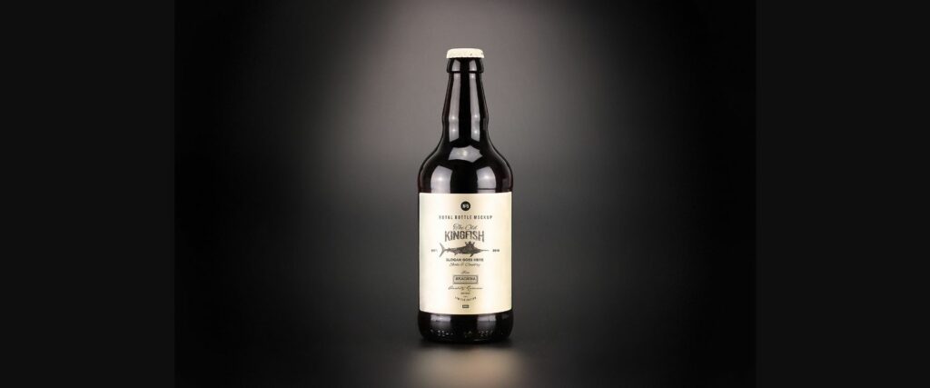 Artisan Beer Bottle Mockup Poster 1