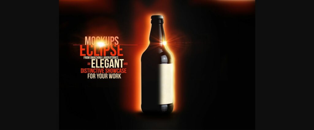 Artisan Beer Bottle Mockup Poster 6