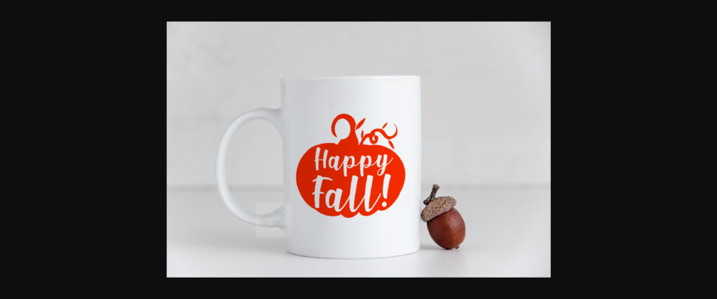 Autumn Fall Minimal Coffee Mug Mockup Poster 5