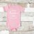 Babies Pink Bella Canvas 100B Rompersuit