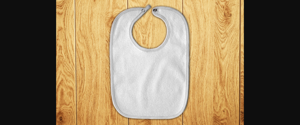 Baby Bib Editable Photo Realistic Product Mockup Poster 5