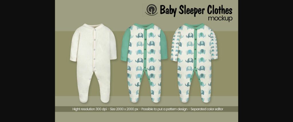 Baby Sleeper Mockup Poster 4