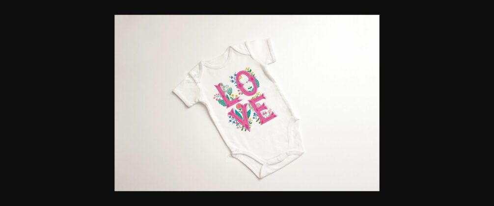 Baby Suit Bodysuit Growsuit Mockup Poster 6