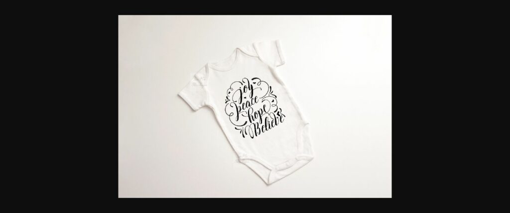 Baby Suit Bodysuit Growsuit Mockup Poster 7