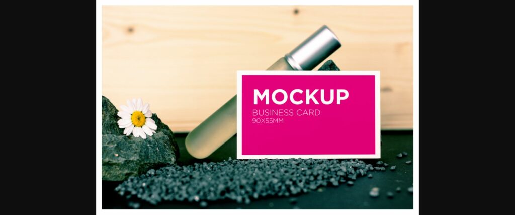 Beauty Business Card Mockup Poster 1