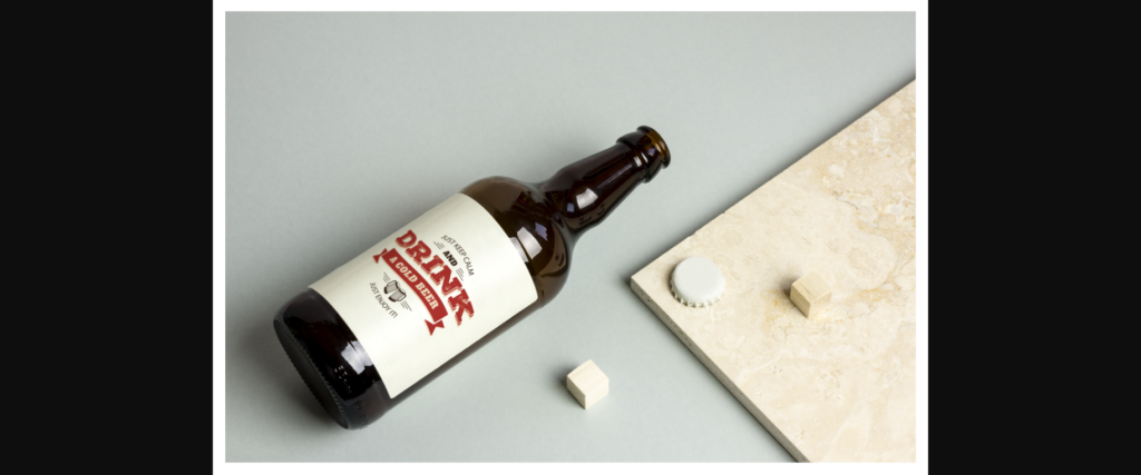 Beer Bottle Mockup / Real Scenes Poster 1