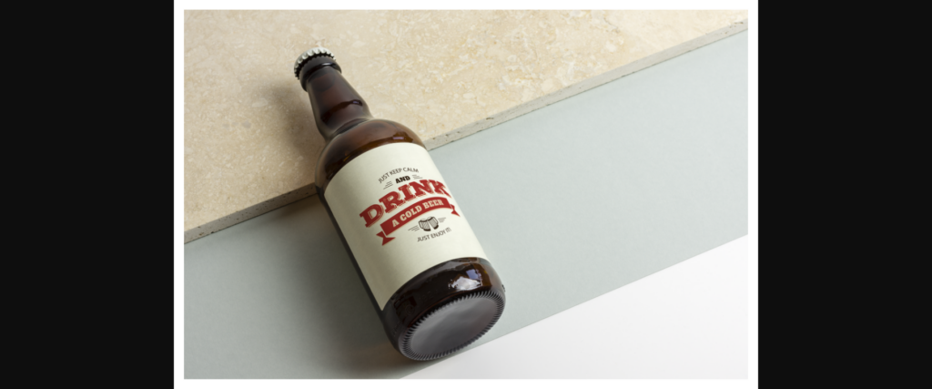 Beer Bottle Mockup / Real Scenes Poster 6