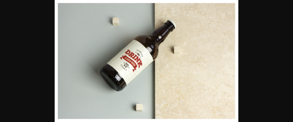 Beer Bottle Mockup / Real Scenes Poster 8