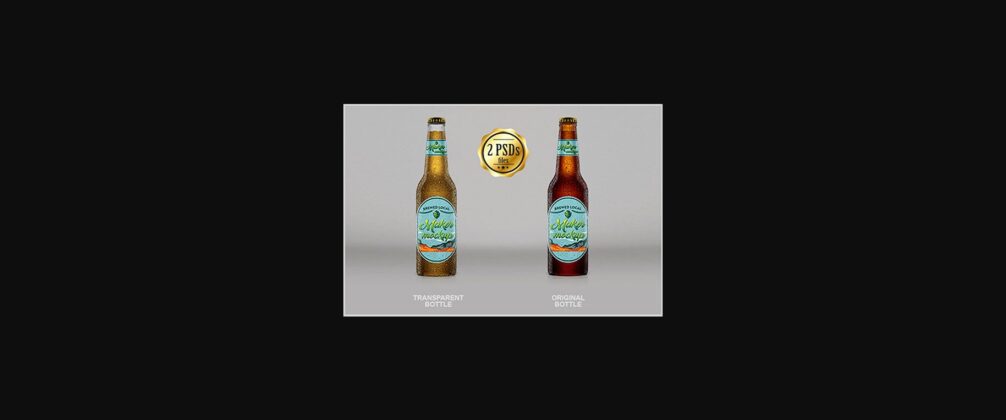 Beer Bottle Mockup Poster 4