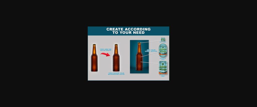 Beer Bottle Mockup Poster 7