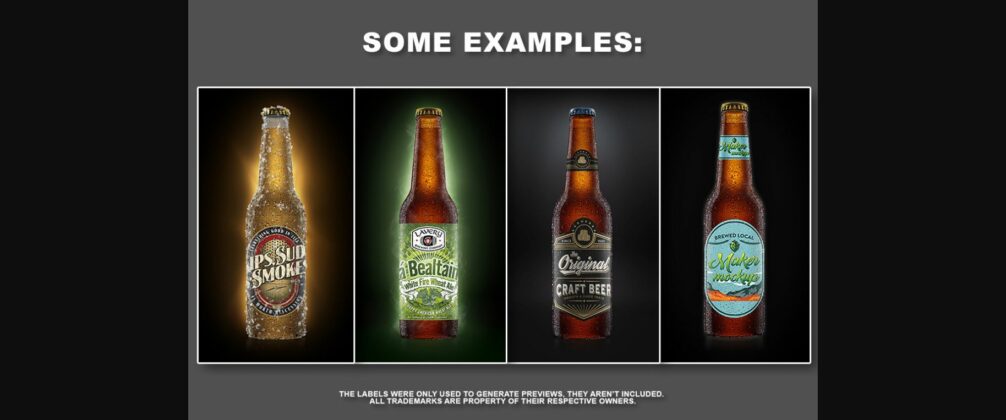 Beer Bottle Mockup Poster 10