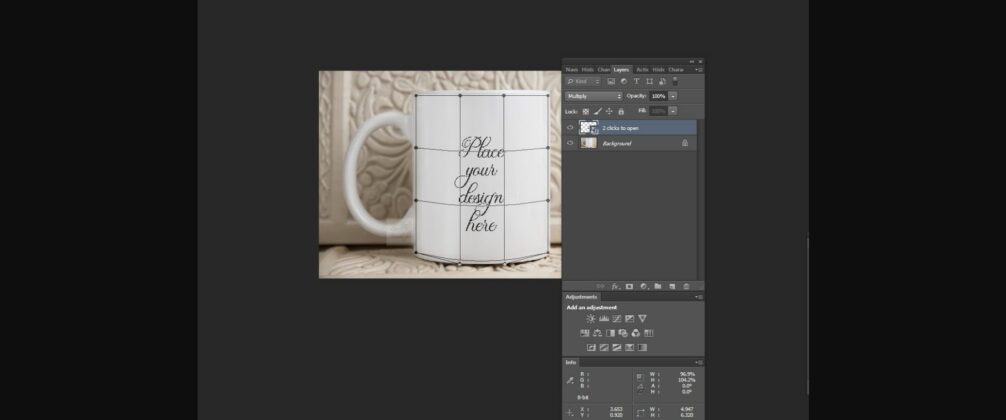 Beige Rustic Coffee Mug Mockup Poster 4