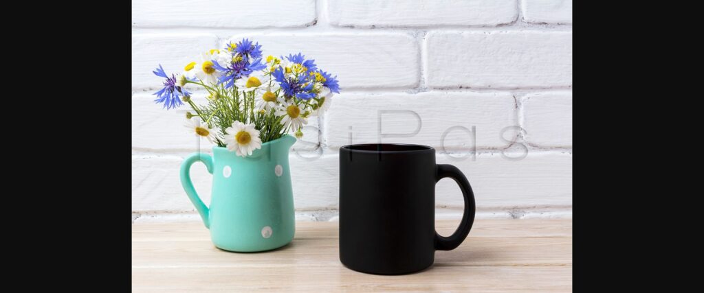 Black Coffee Mug Mockup Poster 5