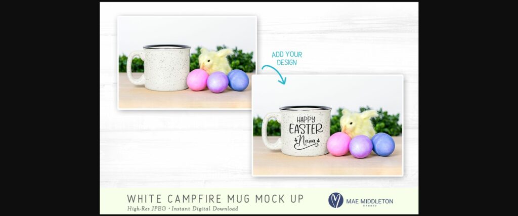 Campfire Mug Mock Up for Easter Poster 4