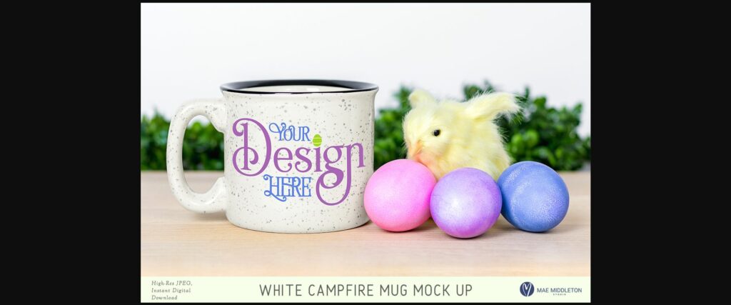 Campfire Mug Mock Up for Easter Poster 1