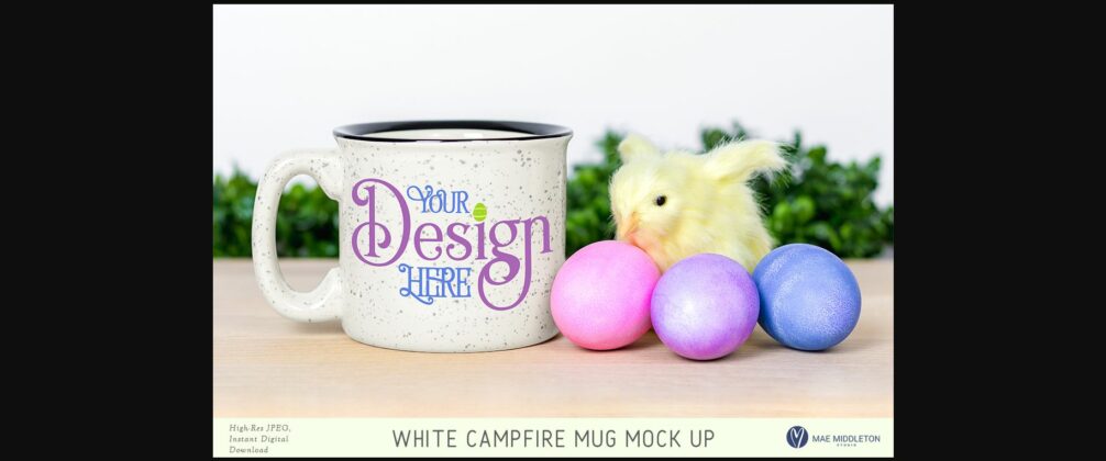 Campfire Mug Mock Up for Easter Poster 3