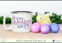 Campfire Mug Mock Up for Easter Poster 1