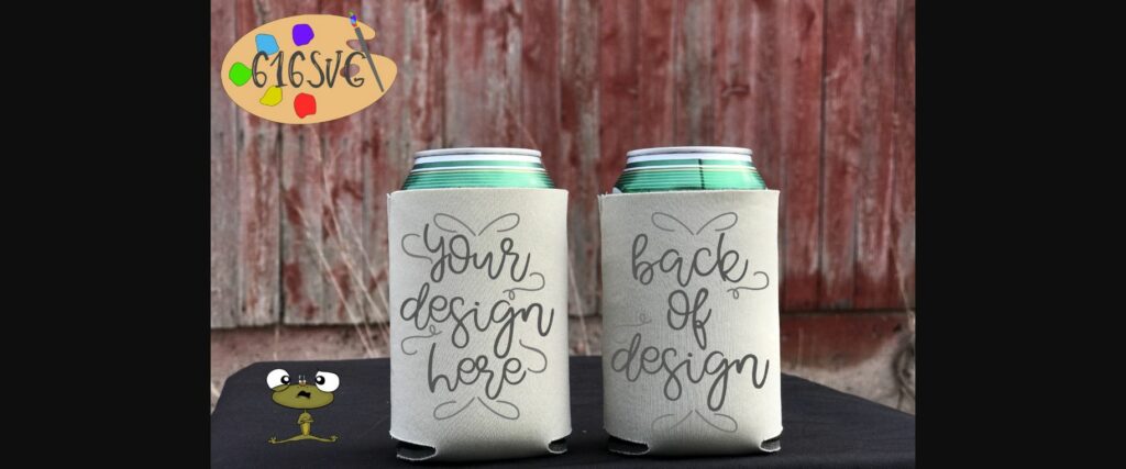 Champagne Can Cooler Mockup Poster 1