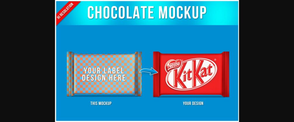 Chocolate Mockup Poster 3