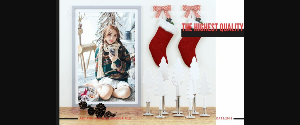 Christmas Frame Mockup Bundle Volume 01 Poster 6