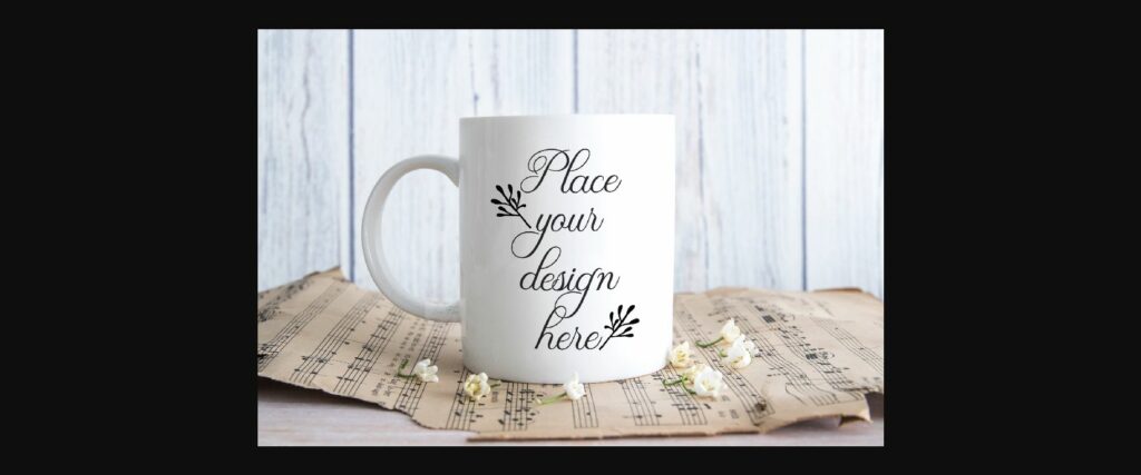 Coffee Mug Mock Up Music Stock Photo Cup Poster 1