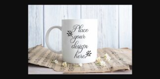 Coffee Mug Mock Up Music Stock Photo Cup Poster 1