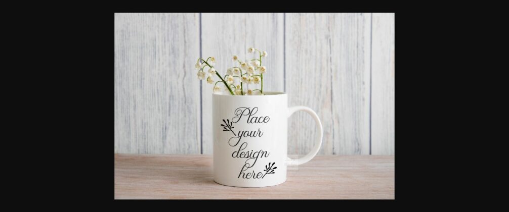 Coffee Mug Mockup Rustic Spring Photo Poster 3