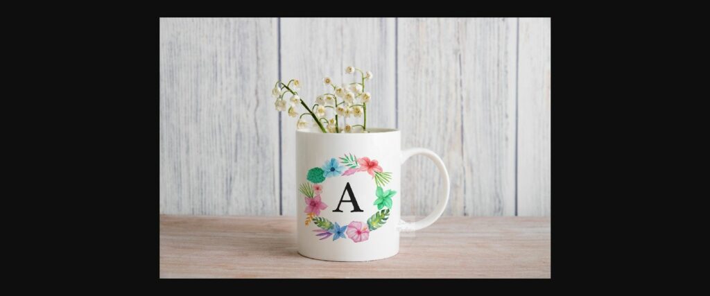 Coffee Mug Mockup Rustic Spring Photo Poster 7