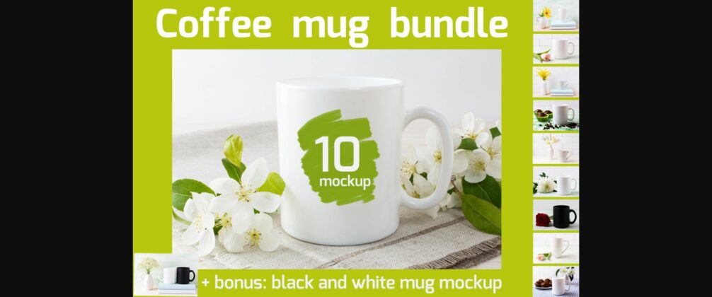 Coffee Mug Mockup Bundle Poster 1