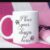Coffee Mug Pink Mockup