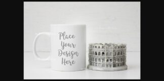 Coffee Mug Travel Holiday Mockup Poster 1