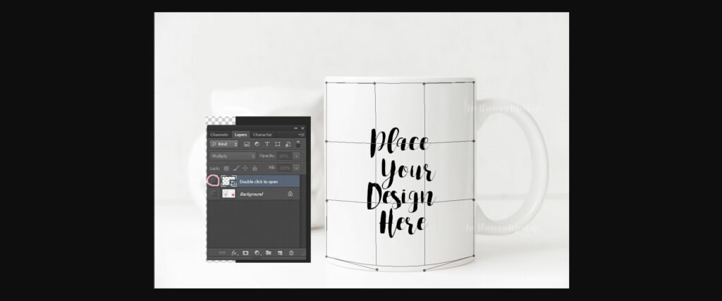 Cute Coffee Mug Mock Up Poster 2