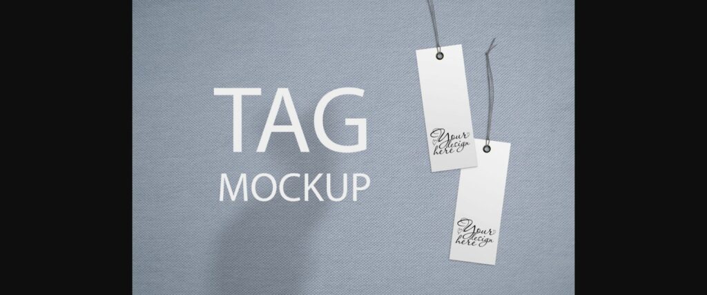 Double Tag Mockup, Thank You Tag Poster 3